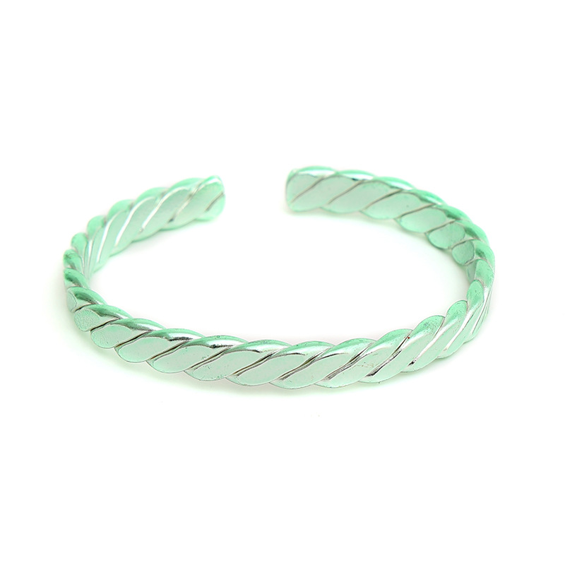 Simple Style Solid Color Metal Women's Bangle display picture 1