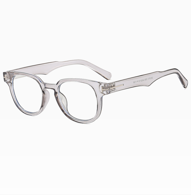 Business Basic Gradient Color Solid Color Ac Round Frame Full Frame Glasses display picture 4