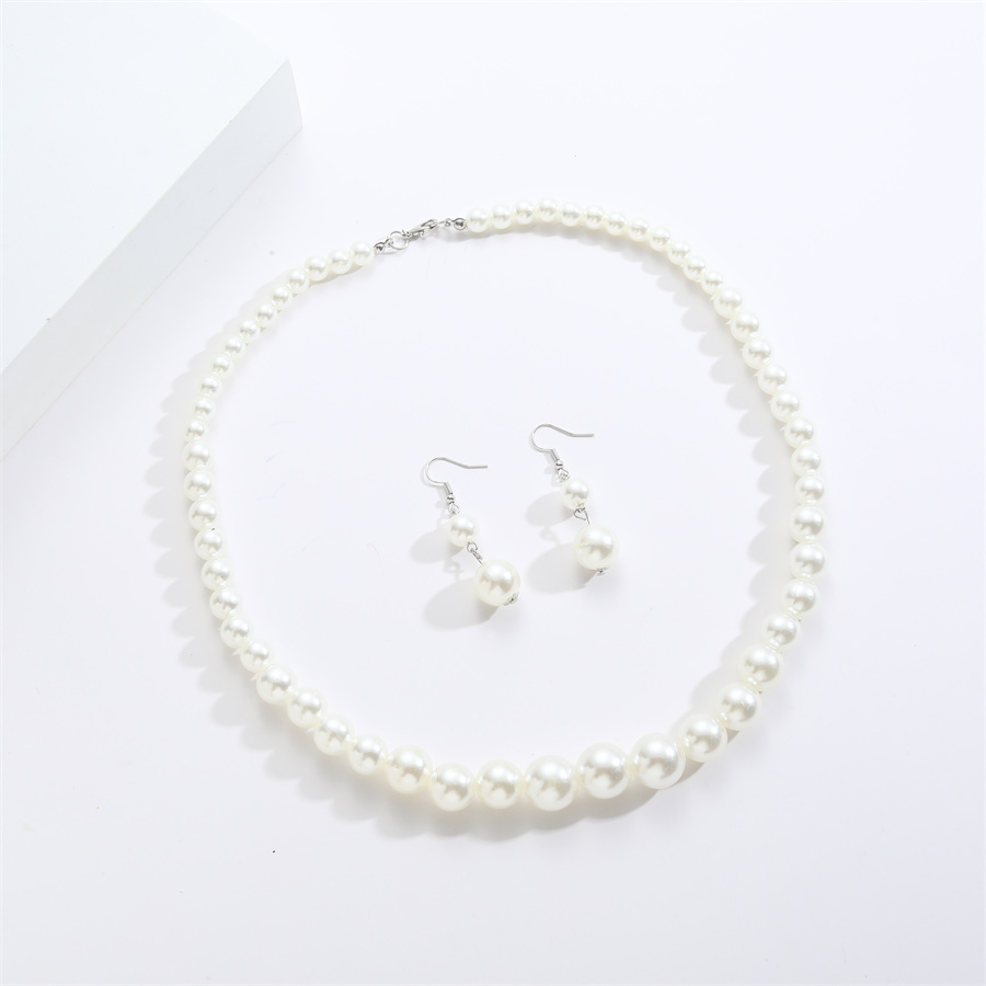 Simple Style Classic Style Round Imitation Pearl Beaded Plating Gold Plated Women's Necklace display picture 11