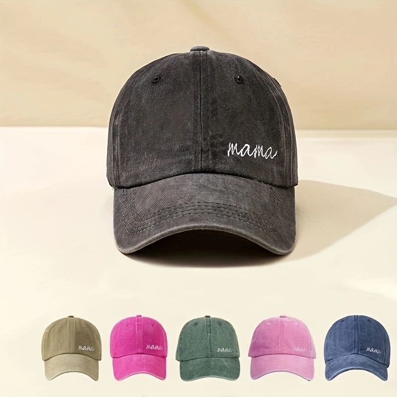 Unisex Basic Retro Streetwear Letter Embroidery Curved Eaves Baseball Cap display picture 2