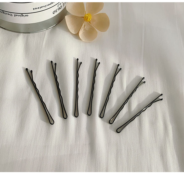 Simple Style Solid Color Metal Hair Clip display picture 1