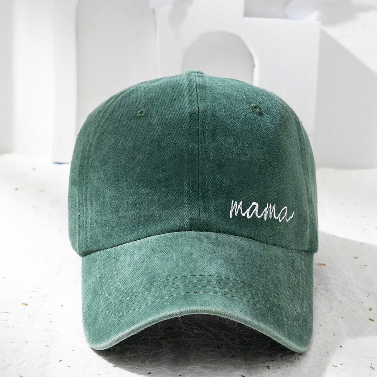 Unisex Basic Retro Streetwear Letter Embroidery Curved Eaves Baseball Cap display picture 12