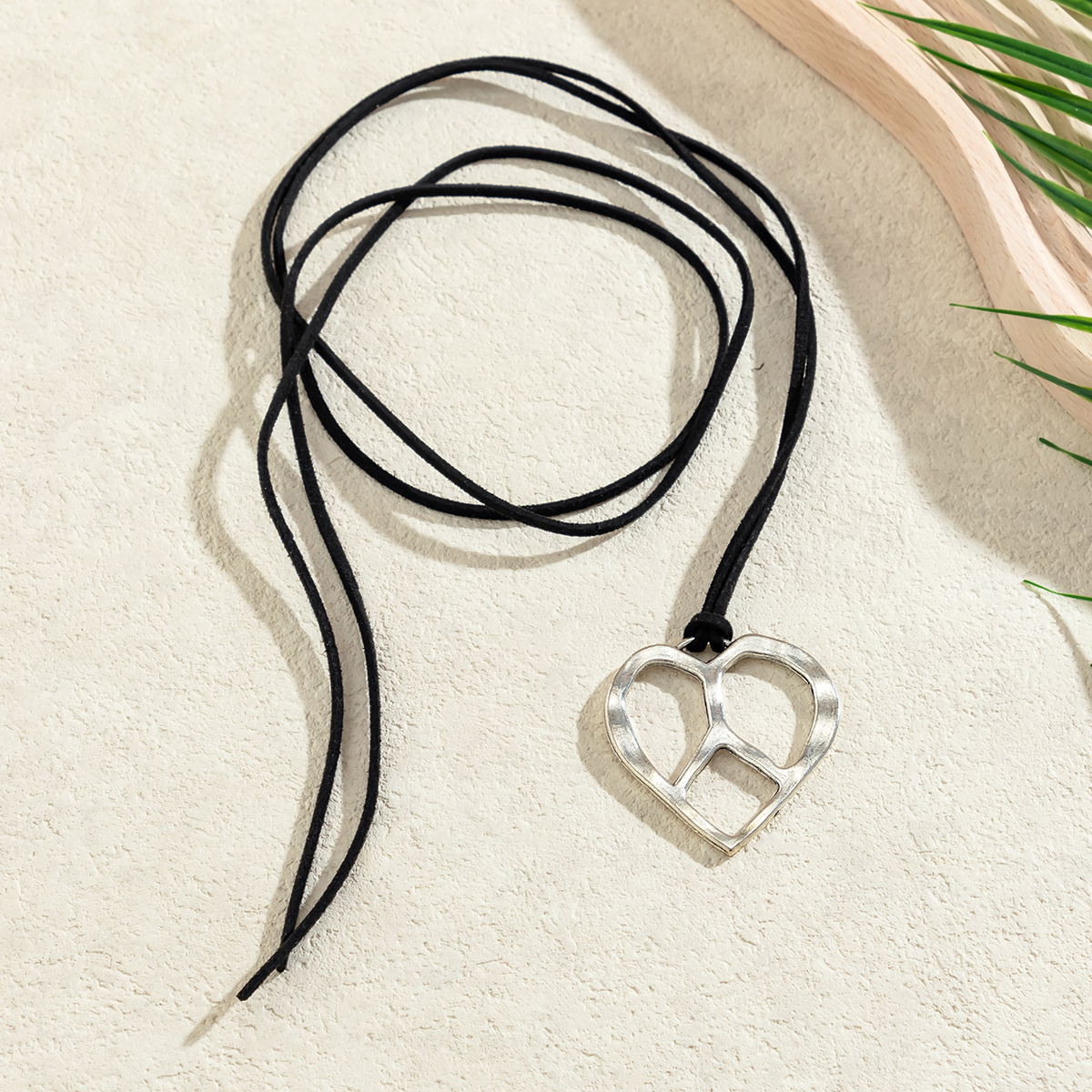 Ferien Strand Einfacher Stil Herzform Legierung Großhandel Halskette Mit Anhänger display picture 4