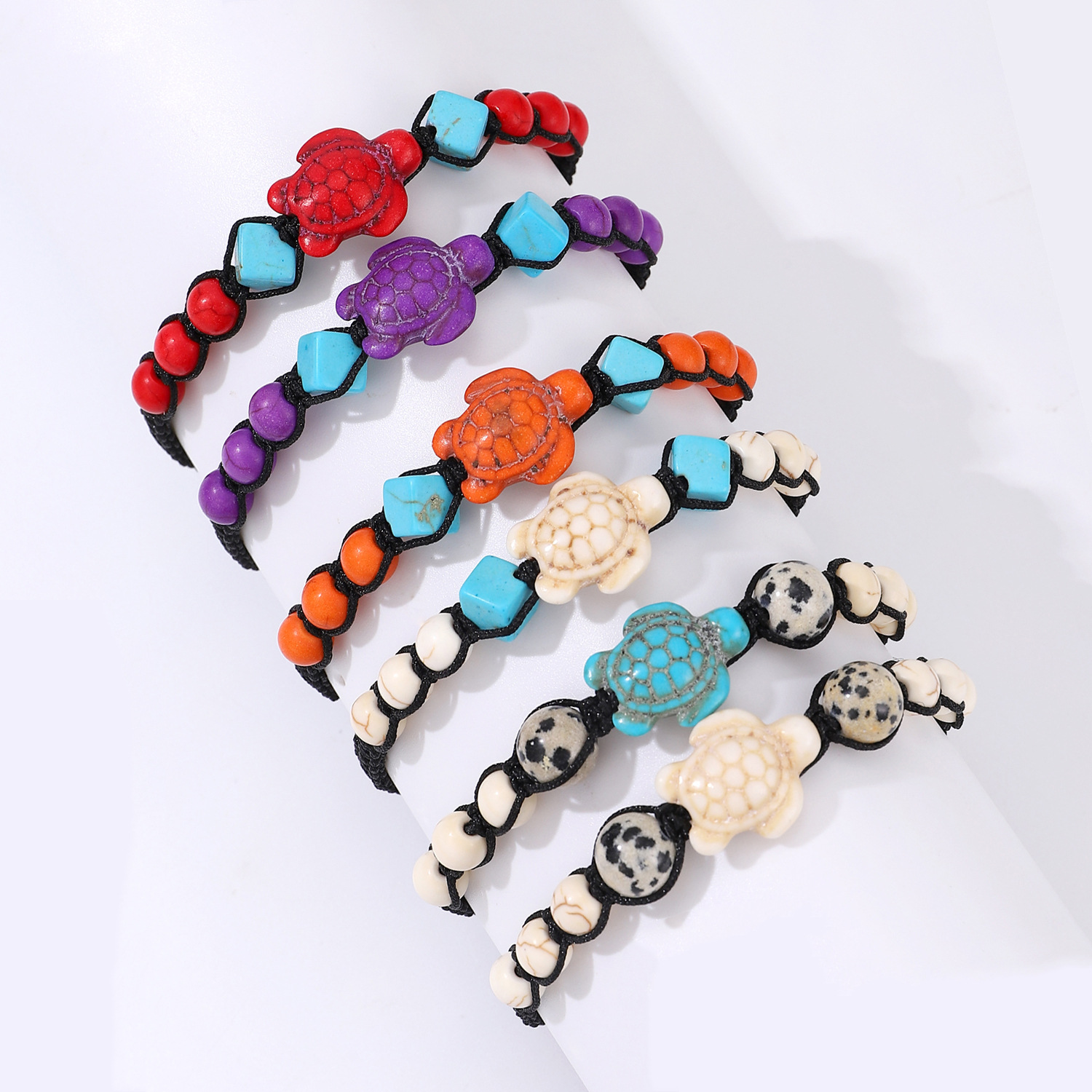 Bohemian Streetwear Tortoise Turquoise Women's Bracelets display picture 4