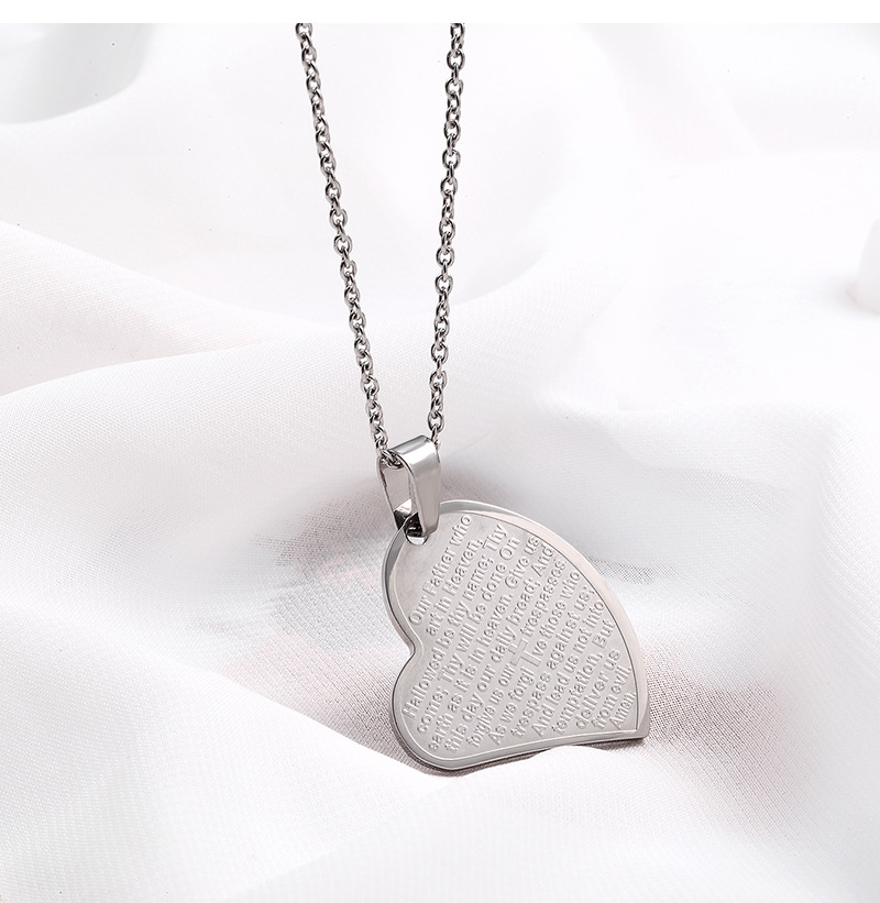 Simple Style Heart Shape Stainless Steel Plating 18K Gold Plated Women's display picture 4