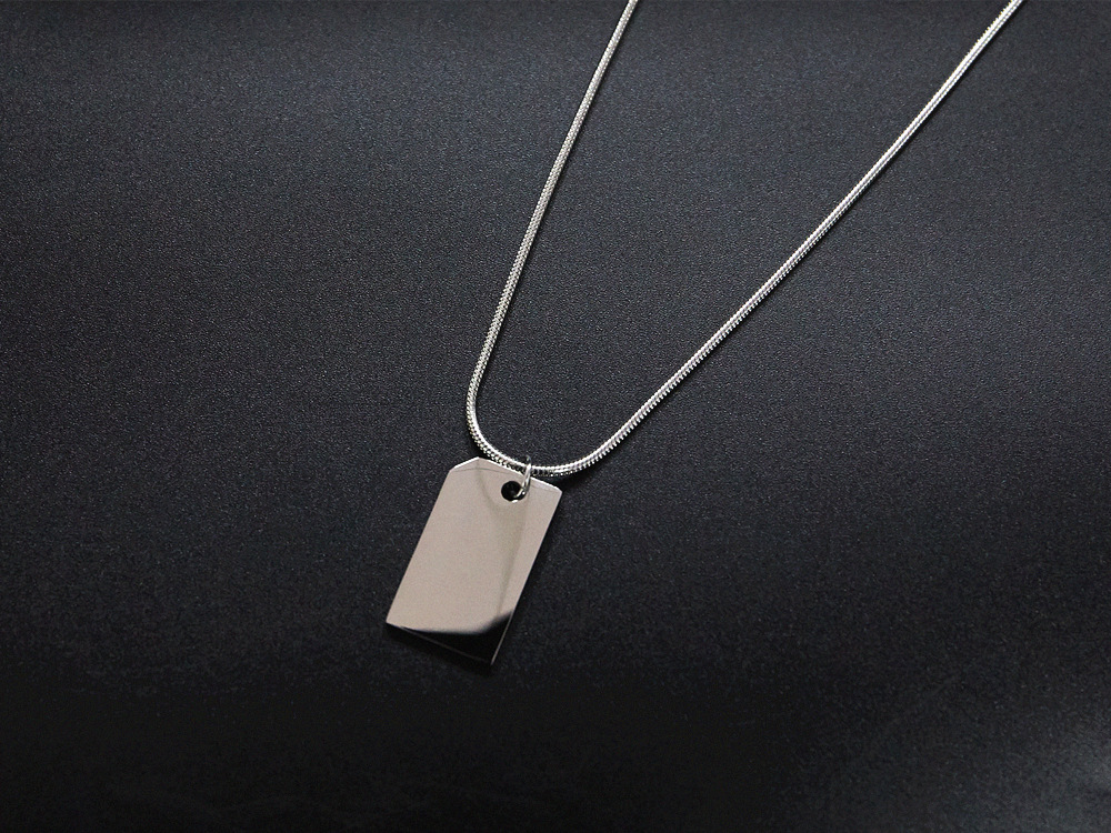 304 Stainless Steel 18K Gold Plated Hip-Hop Plating Color Block Pendant Necklace display picture 2