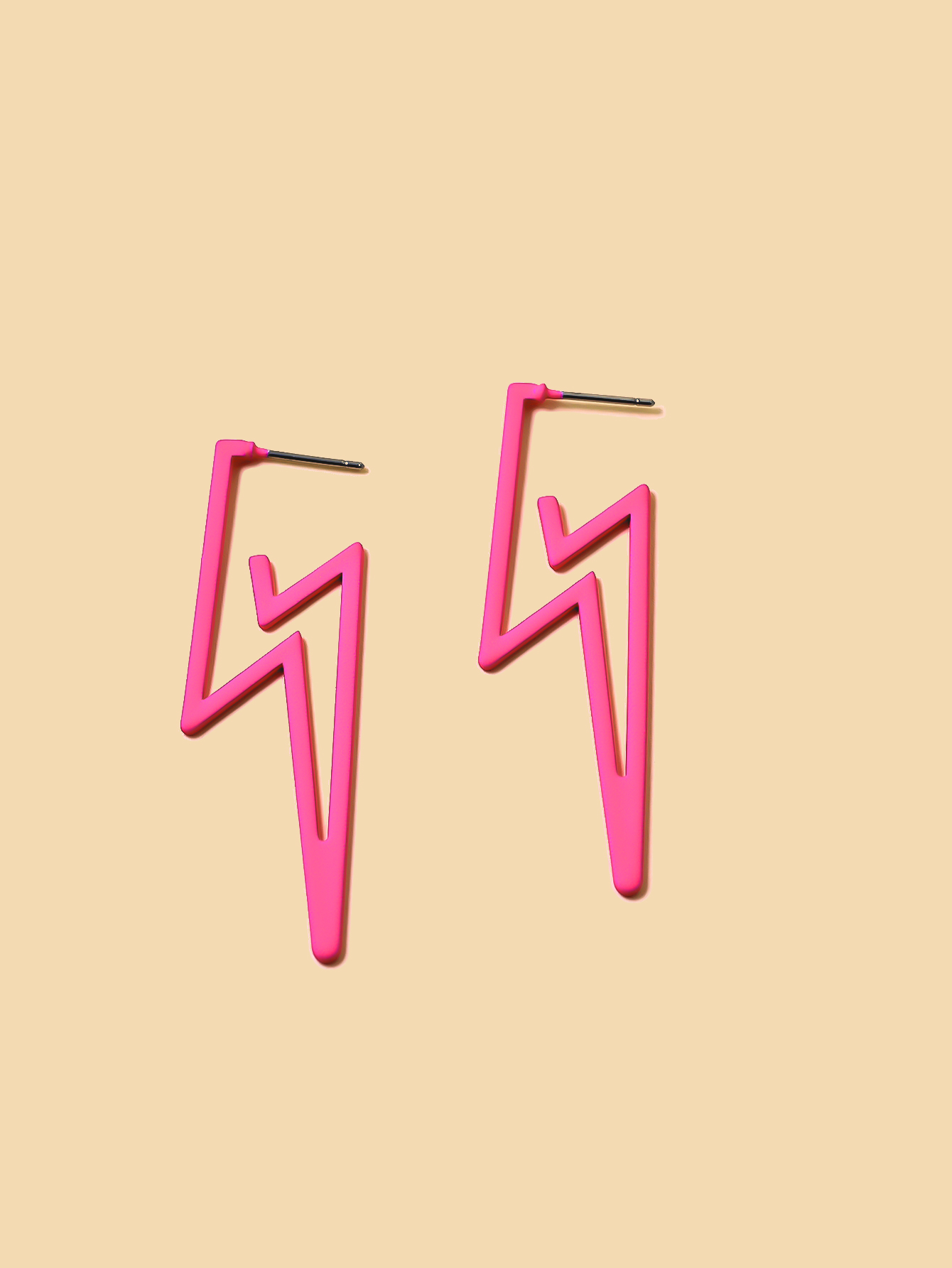 1 Pair Streetwear Lightning Alloy Ear Studs display picture 16