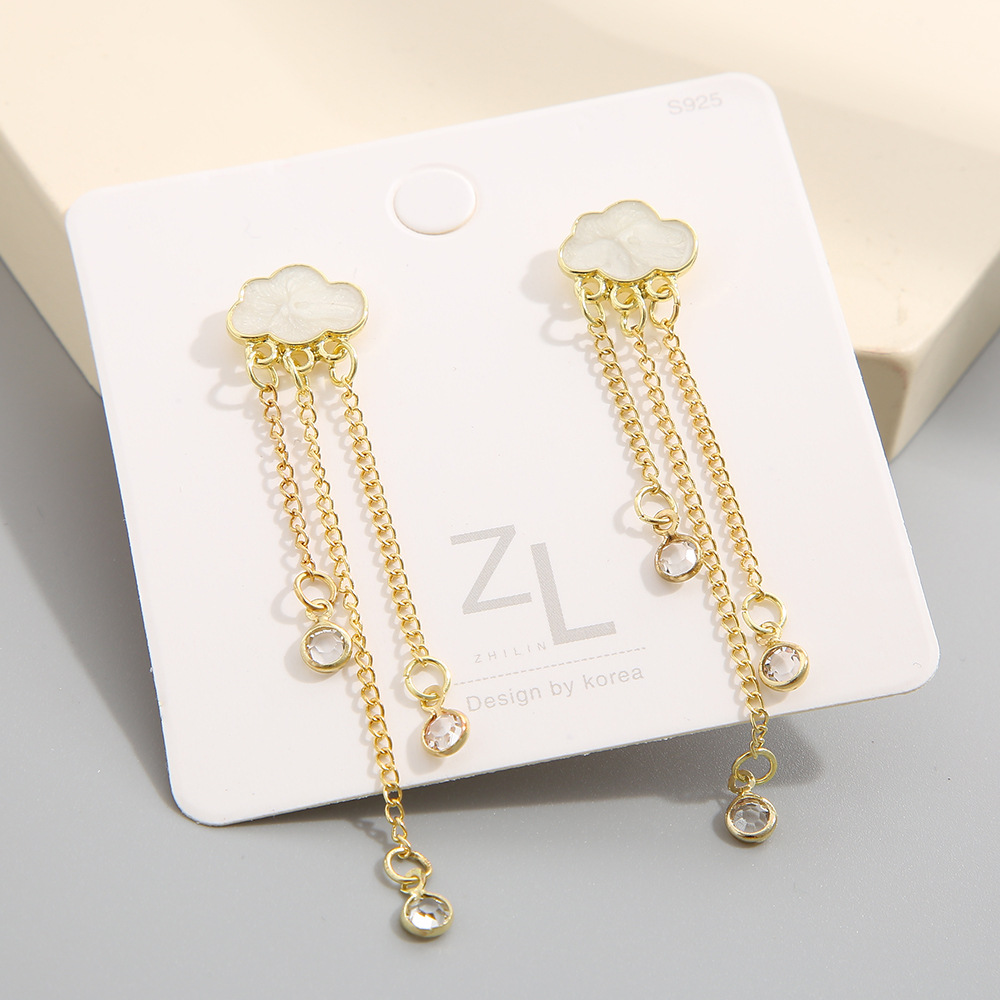 1 Pair Simple Style Water Droplets Alloy Drop Earrings display picture 7