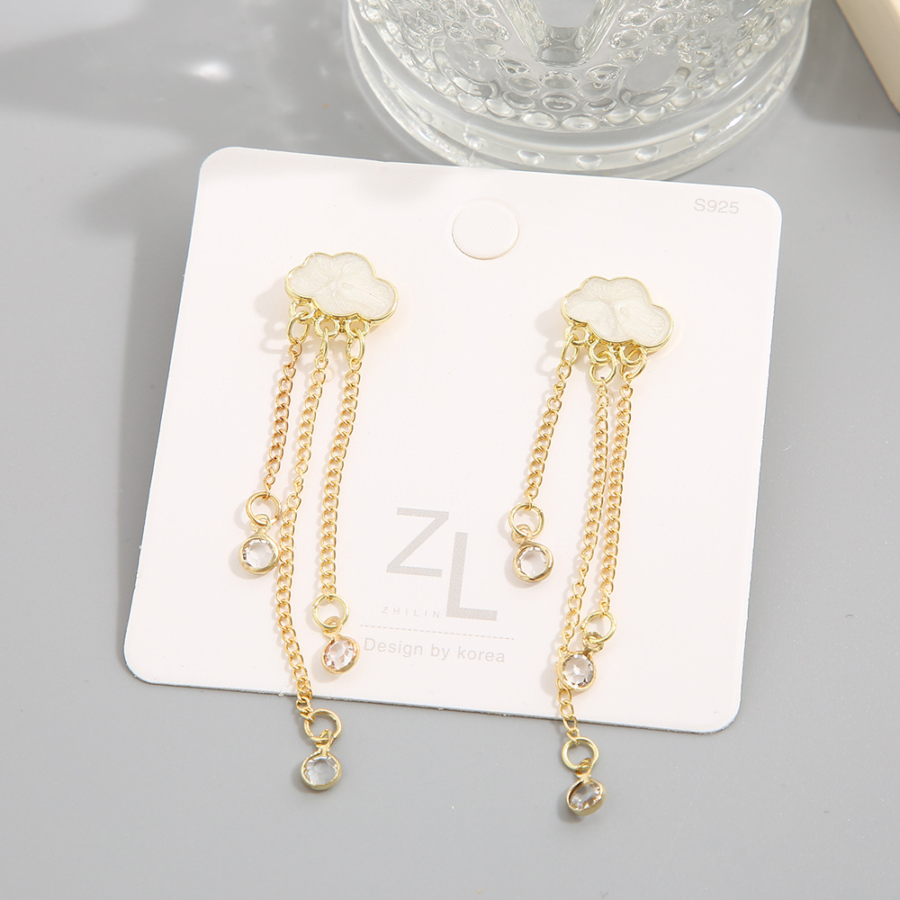1 Pair Simple Style Water Droplets Alloy Drop Earrings display picture 10