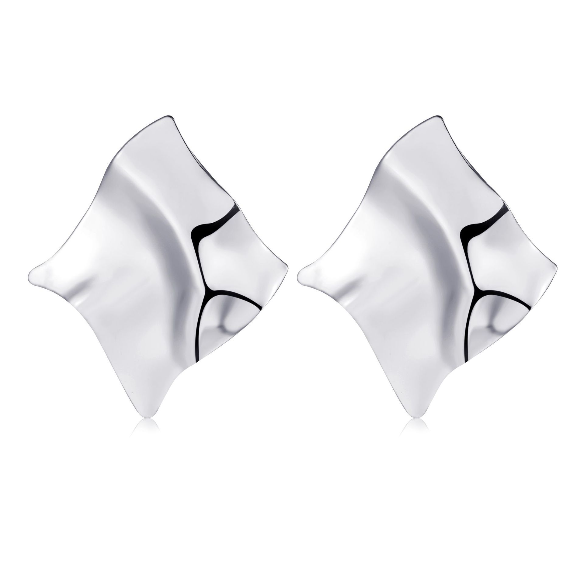 1 Pair Ig Style Simple Style Irregular Plating Alloy Ear Studs display picture 5