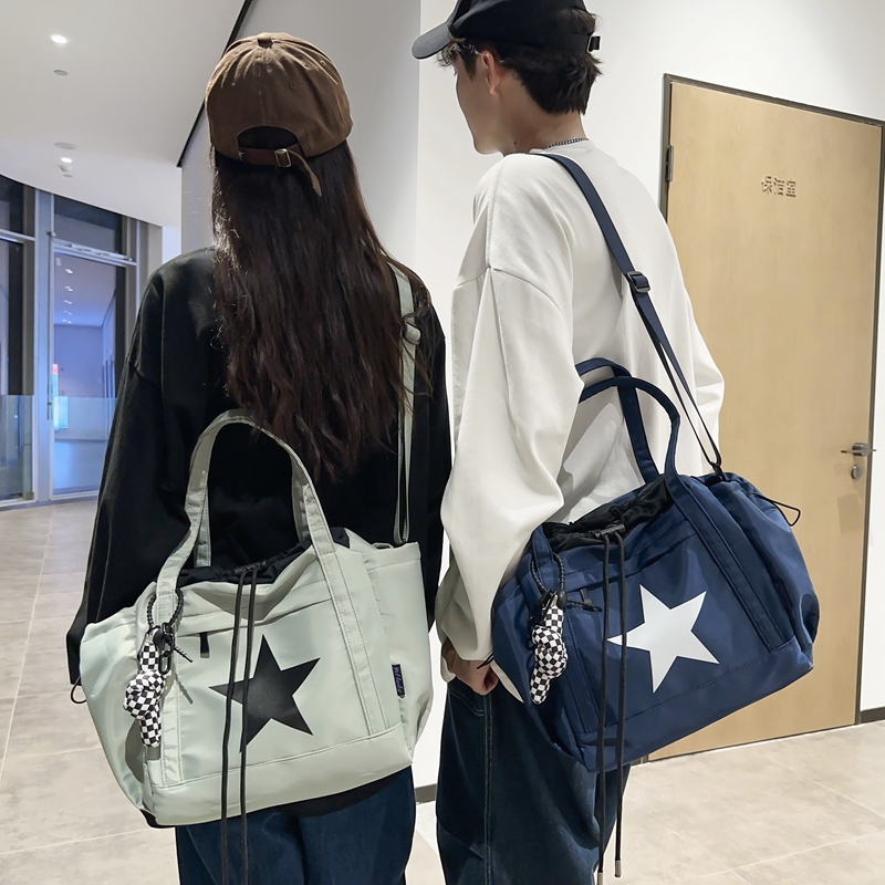 Unisex Preppy Style Classic Style Star Solid Color Nylon Travel Bags display picture 5