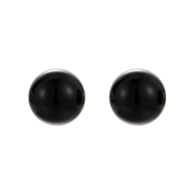 1 Pair Casual Elegant Simple Style Solid Color Arylic Ear Studs display picture 11