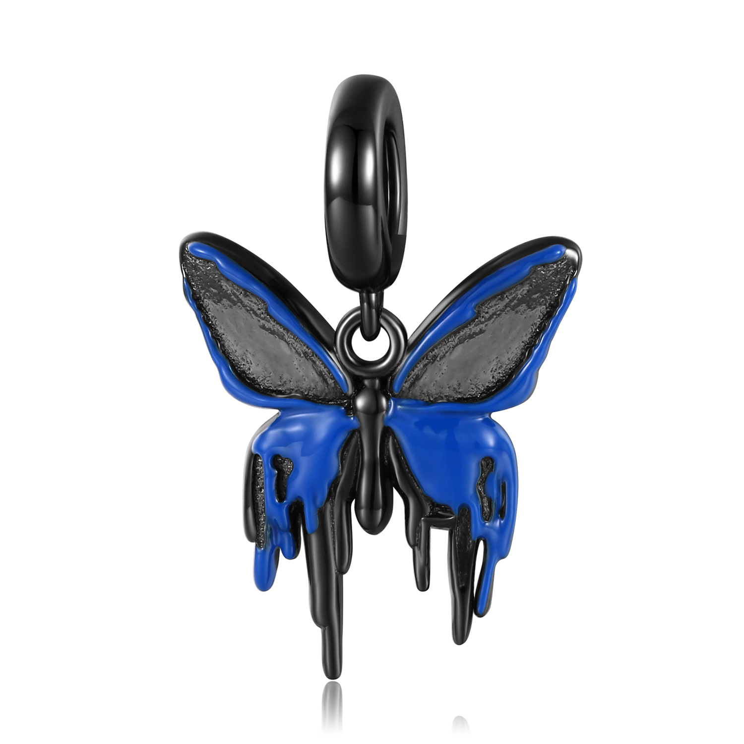 Hip-hop Retro Butterfly Sterling Silver Plating Gold Plated Charms Jewelry Accessories display picture 1
