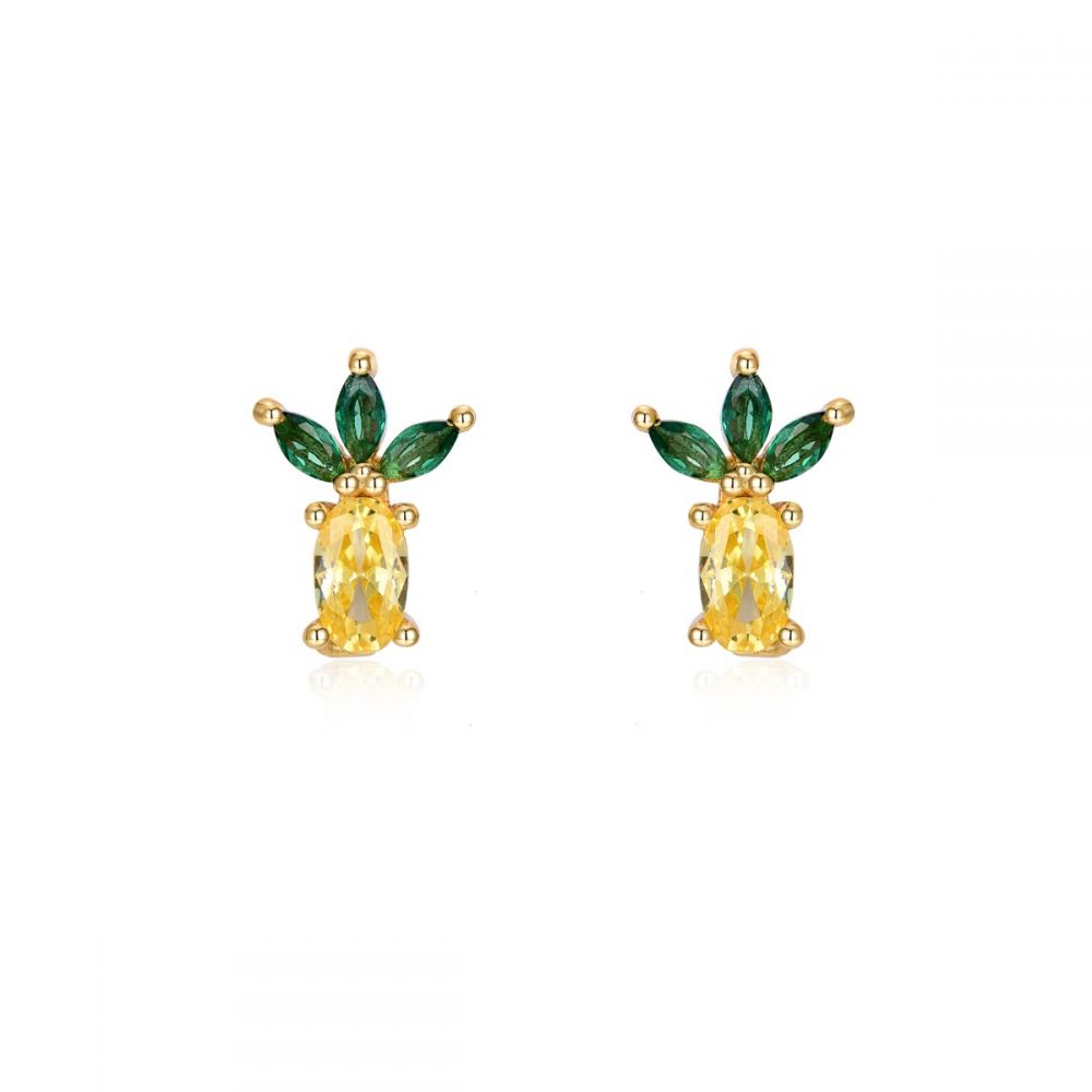 1 Pair Ig Style Simple Style Geometric Plating Inlay Copper Zircon 18k Gold Plated Drop Earrings display picture 15