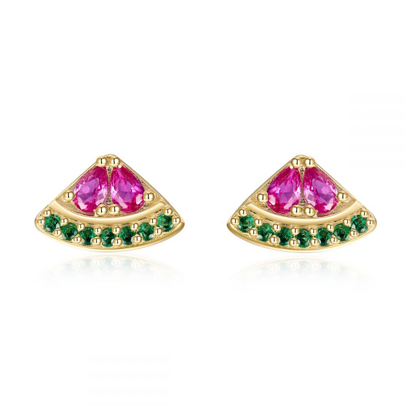 1 Pair Ig Style Simple Style Geometric Plating Inlay Copper Zircon 18k Gold Plated Drop Earrings display picture 13