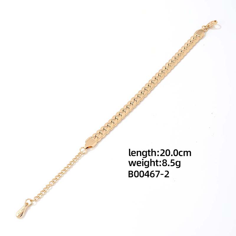 Hip-Hop Commute Solid Color 304 Stainless Steel Plating Chain K Gold Plated Rhodium Plated Men's Bracelets display picture 1