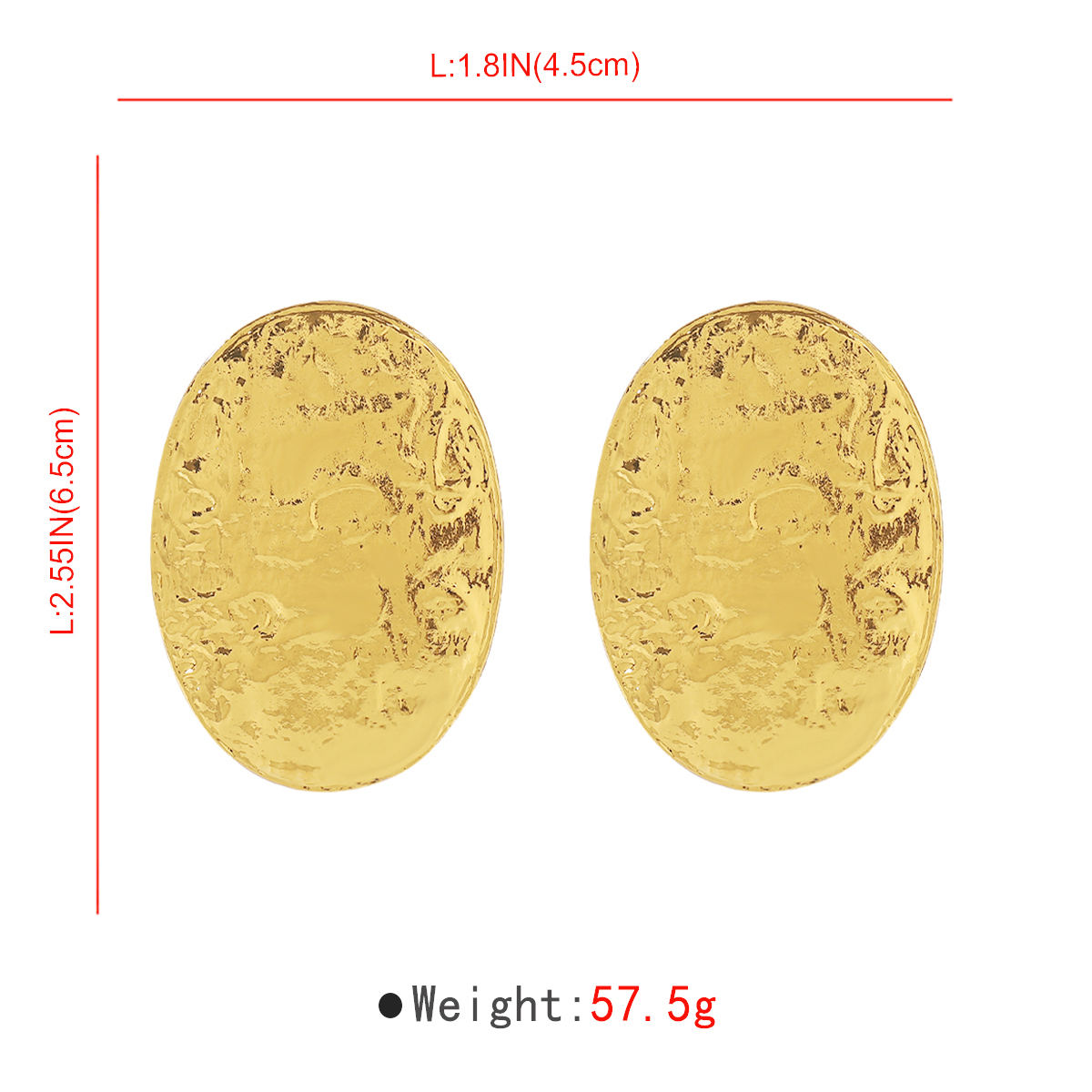 1 Pair Modern Style Simple Style Solid Color Alloy Ear Studs display picture 5