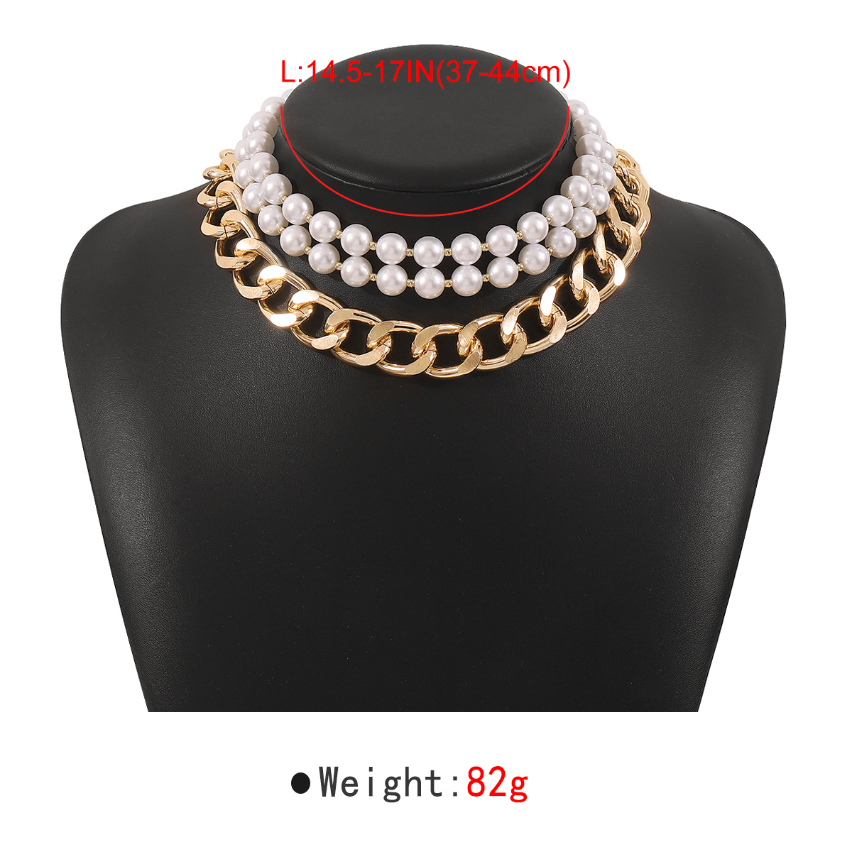 Modern Style Simple Style Round Imitation Pearl Alloy Beaded Women's Choker display picture 6