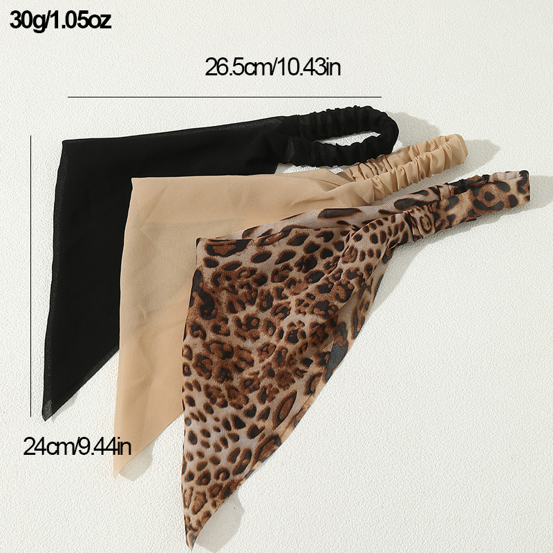 Vacation Modern Style Leopard Cloth Scarf display picture 7
