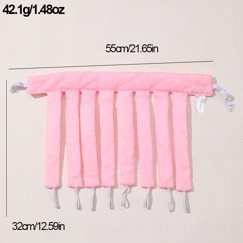 Elegant Lady Solid Color Cloth Cotton Elastic Band Curling Iron display picture 6