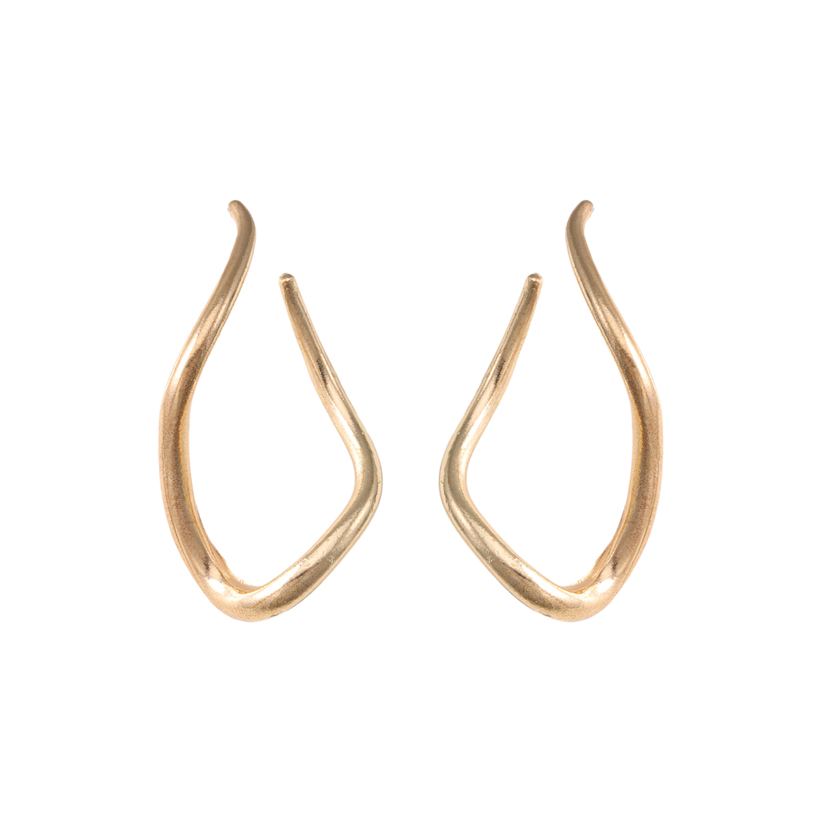 Wholesale Jewelry Simple Style Solid Color Alloy Gold Plated Silver Plated Plating Ear Studs display picture 10