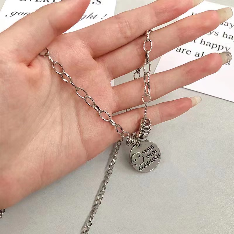 Casual Simple Style Envelope Stainless Steel Plating Inlay Zircon Pendant Necklace display picture 7