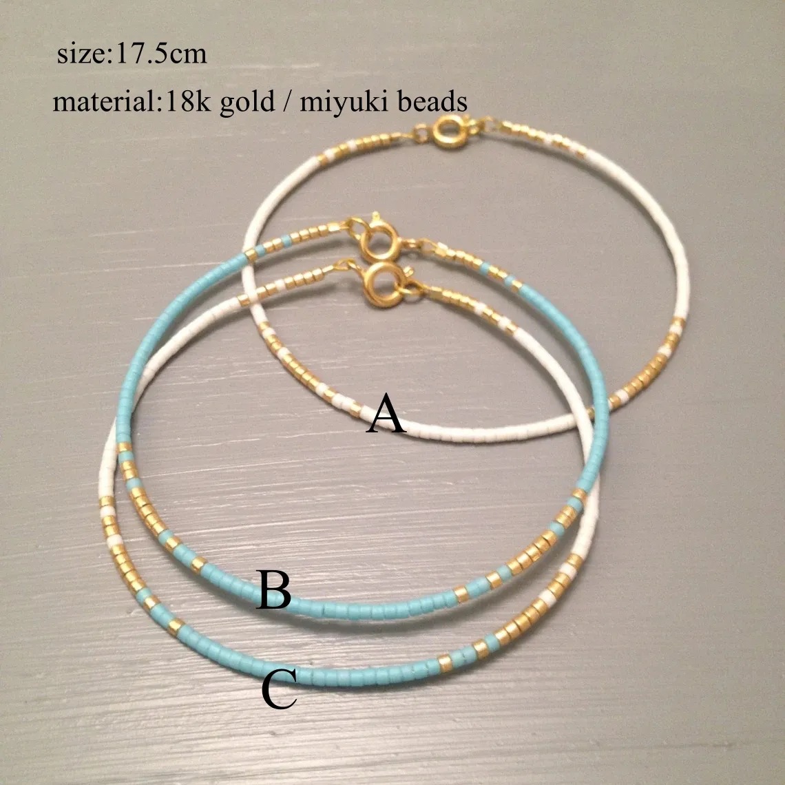 Ig Style Simple Style Round Seed Bead Copper Beaded Knitting Plating 18k Gold Plated Women's Bracelets display picture 10