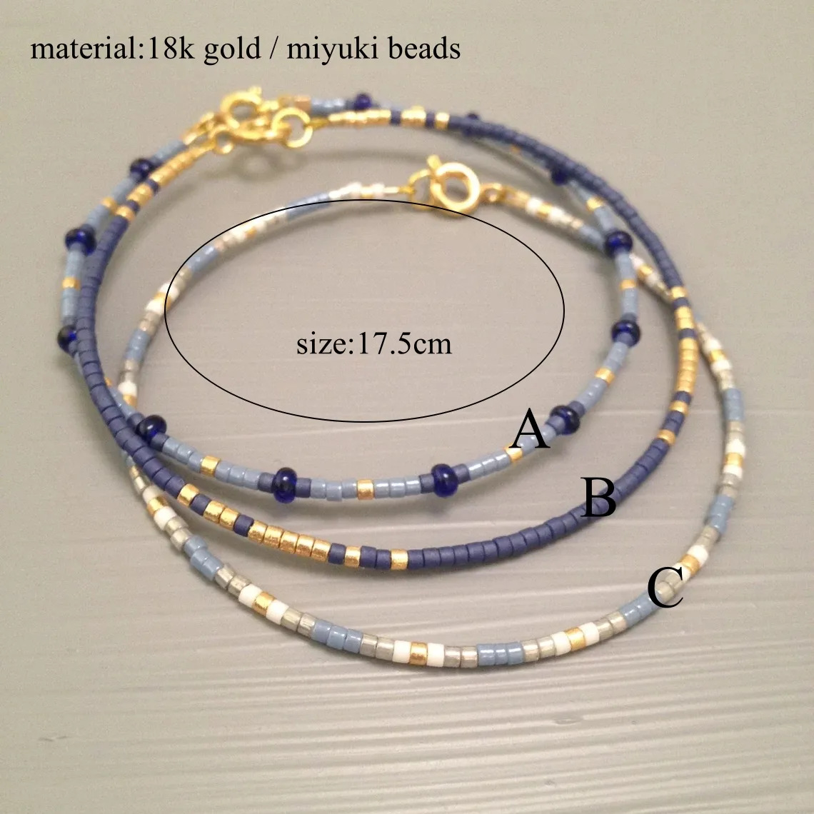 Ig-stil Einfacher Stil Runden Saatperle Kupfer Perlen Stricken Überzug 18 Karat Vergoldet Frau Armbänder display picture 17