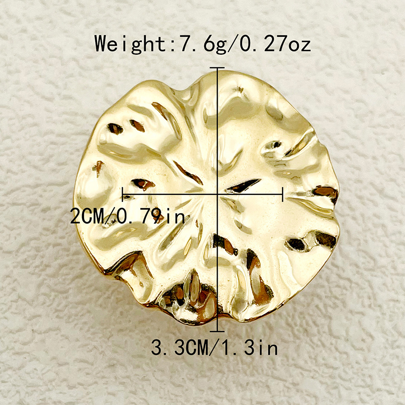 304 Stainless Steel 14K Gold Plated Vacation Simple Style Plating Irregular Heart Shape Open Rings display picture 5