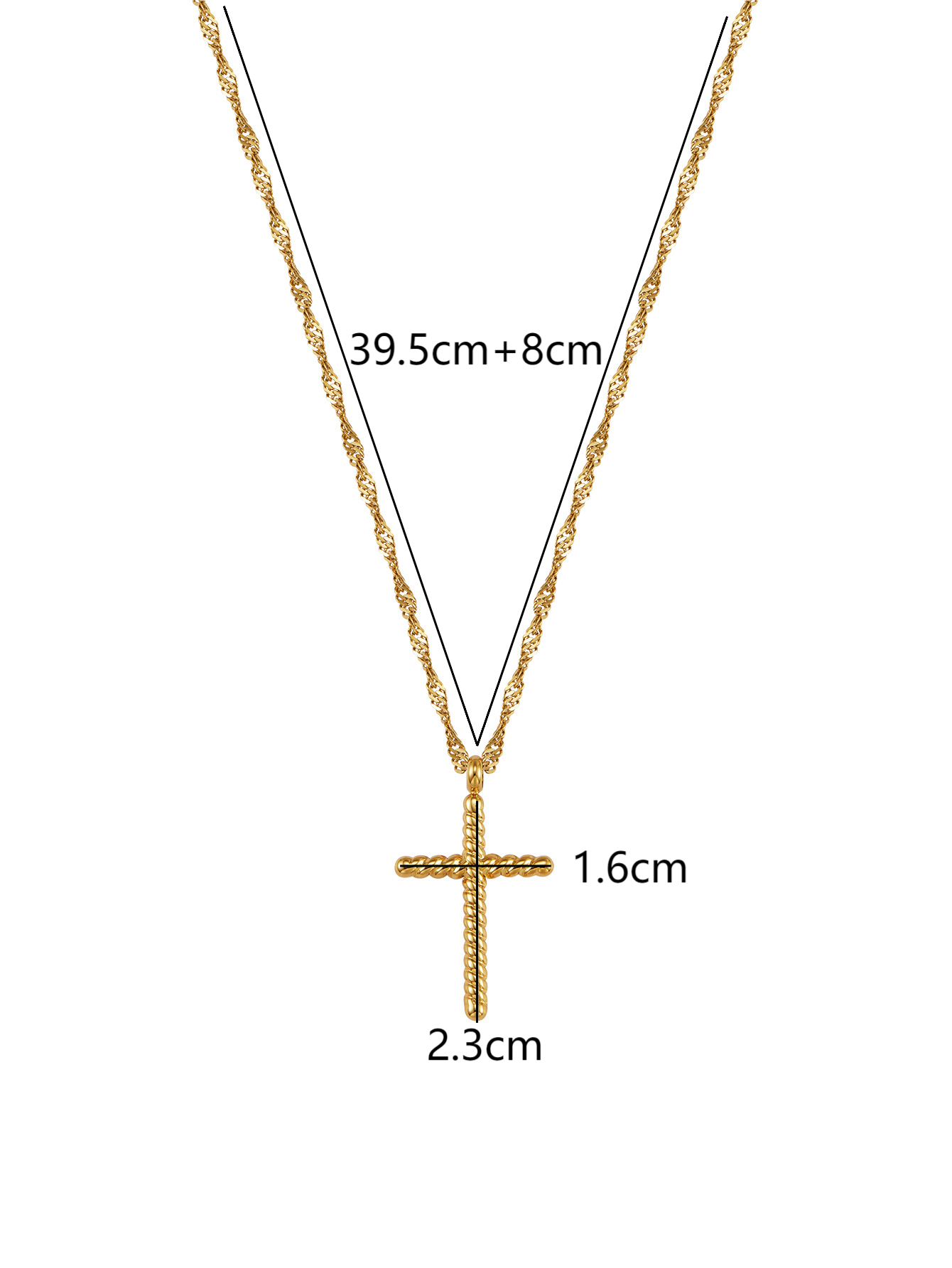 304 Stainless Steel 14K Gold Plated Simple Style Plating Solid Color display picture 5