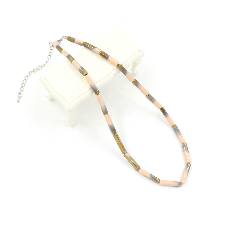 Ig Style Elegant Cool Style Color Block Artificial Crystal Plating Gold Plated Women's Necklace display picture 10