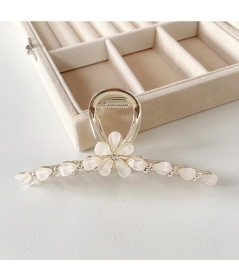 Simple Style Flower Alloy Hair Claws display picture 3
