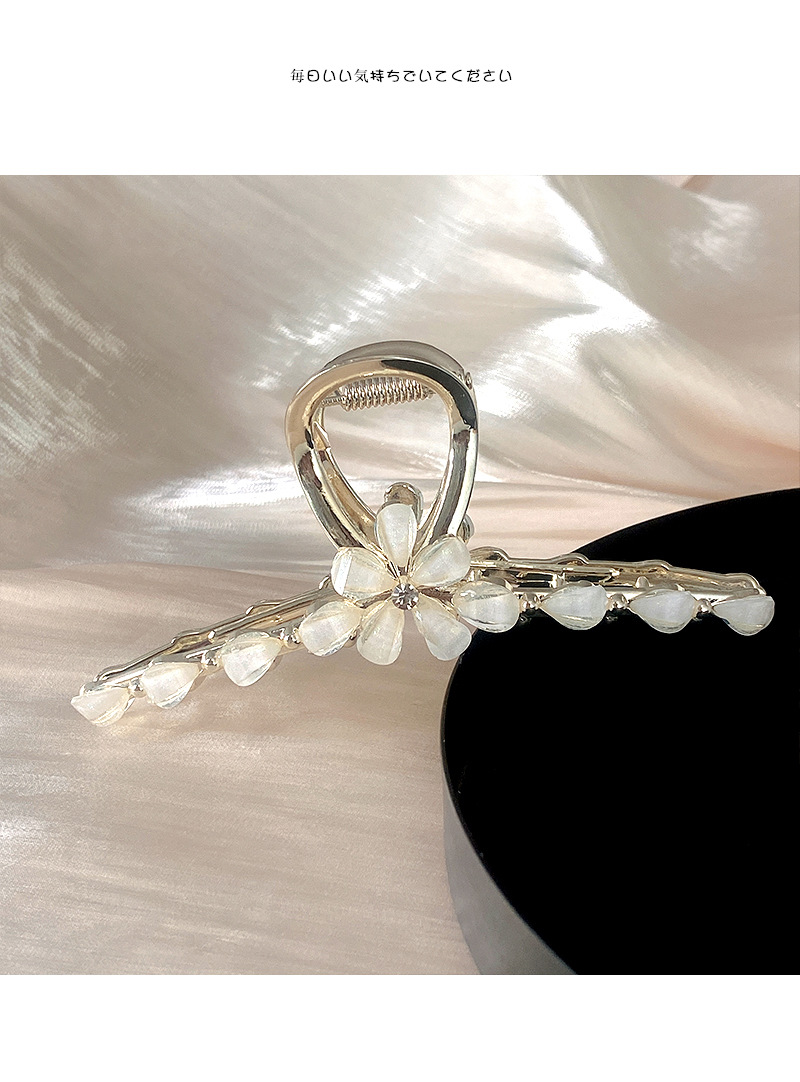 Simple Style Flower Alloy Hair Claws display picture 4