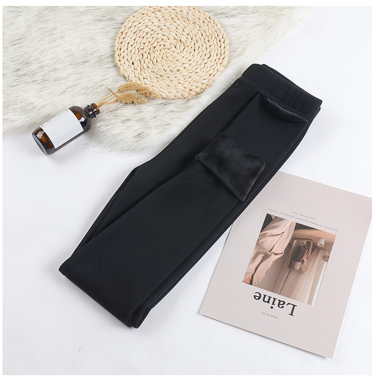Women's Holiday Classic Style Solid Color Full Length Skinny Pants display picture 4