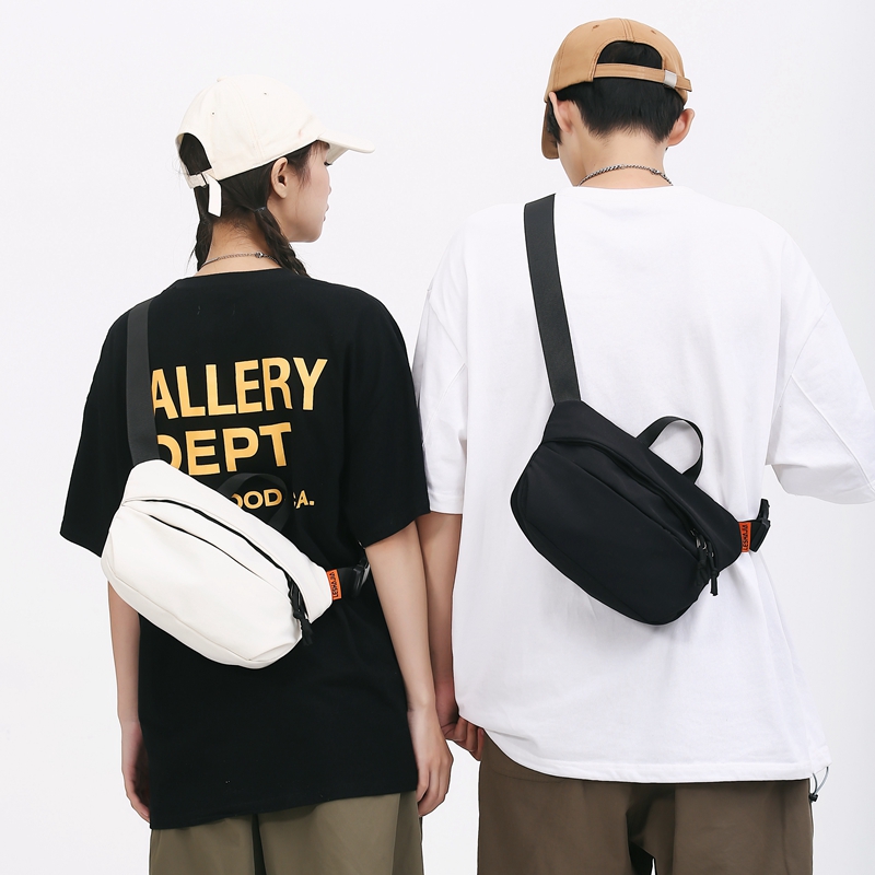 Unisex Vacation Streetwear Sports Solid Color Nylon Waist Bags display picture 2