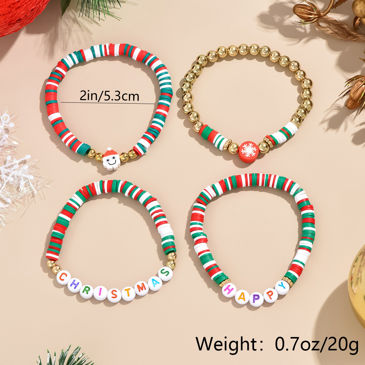 Simple Style Classic Style Letter Soft Clay Wholesale Bracelets display picture 1