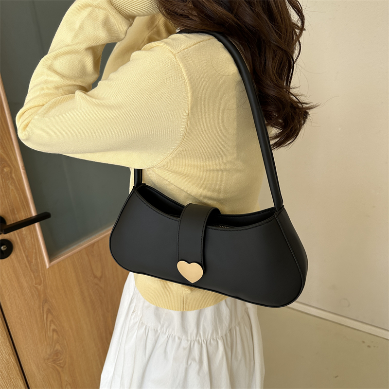 Women's All Seasons Pu Leather Solid Color Streetwear Square Zipper Shoulder Bag Underarm Bag display picture 7