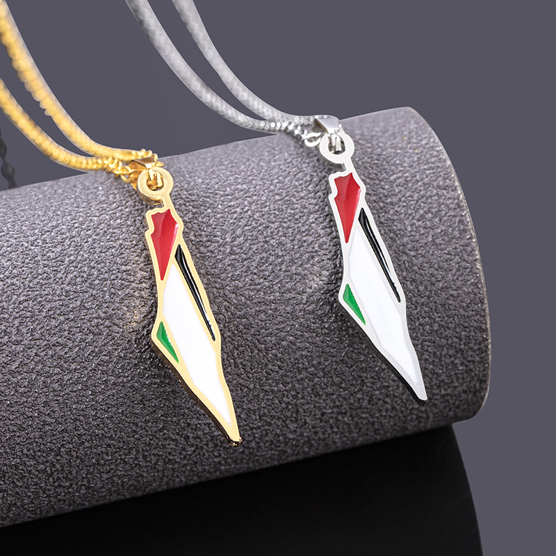 Artistic Streetwear Colorful Alloy Enamel Gold Plated Women's Pendant Necklace display picture 10