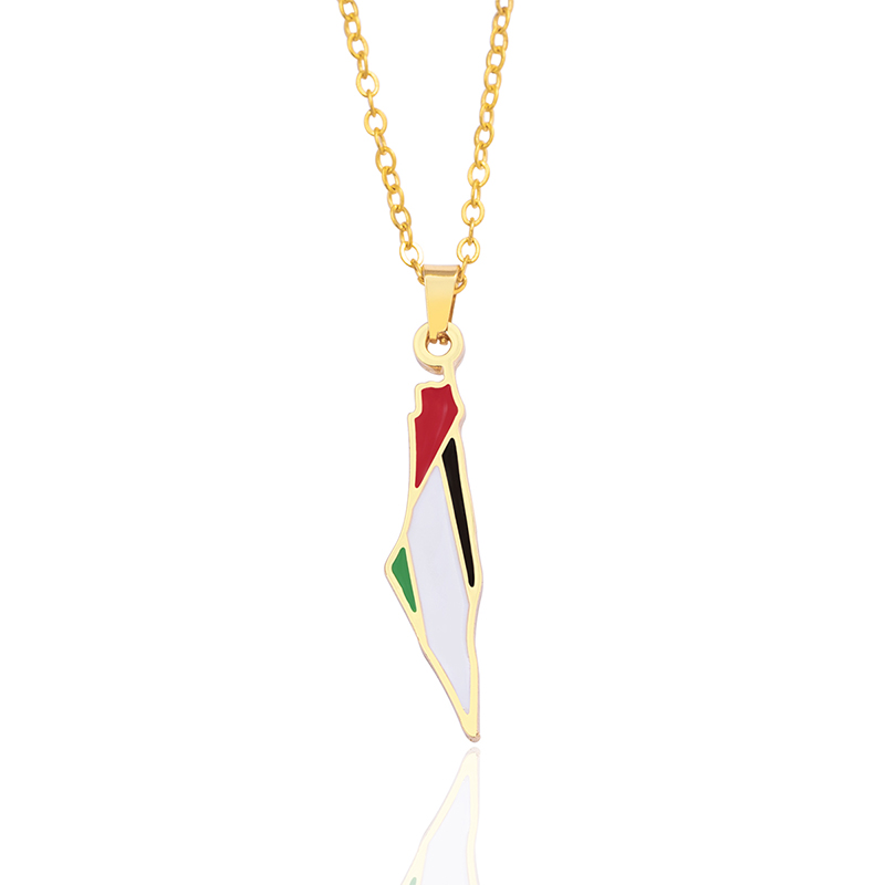 Artistic Streetwear Colorful Alloy Enamel Gold Plated Women's Pendant Necklace display picture 2