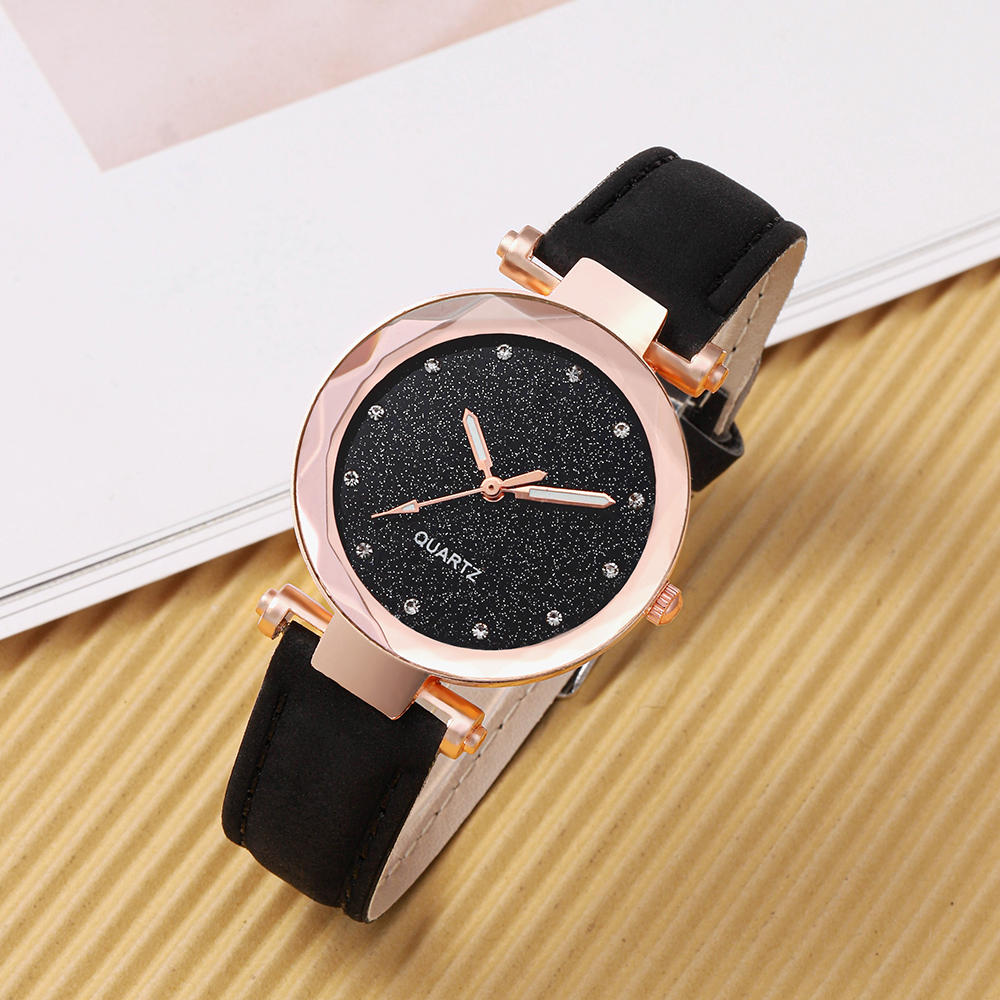 Casual Round Buckle Quartz Women's Watches display picture 3
