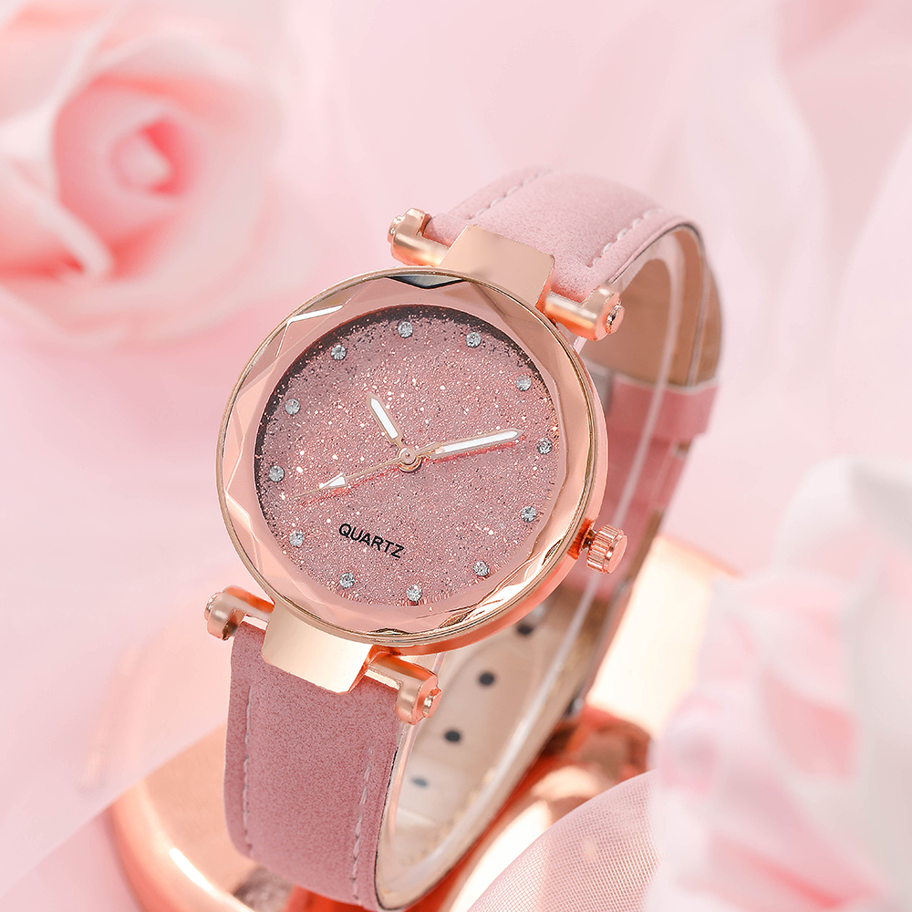 Casual Round Buckle Quartz Women's Watches display picture 14