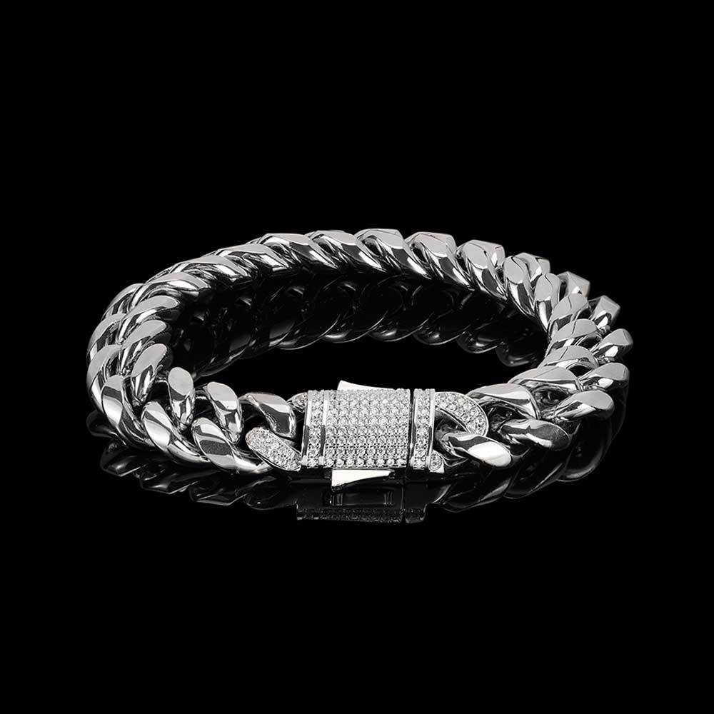Hip-hop Geometric Stainless Steel Plating Men's Bracelets display picture 4