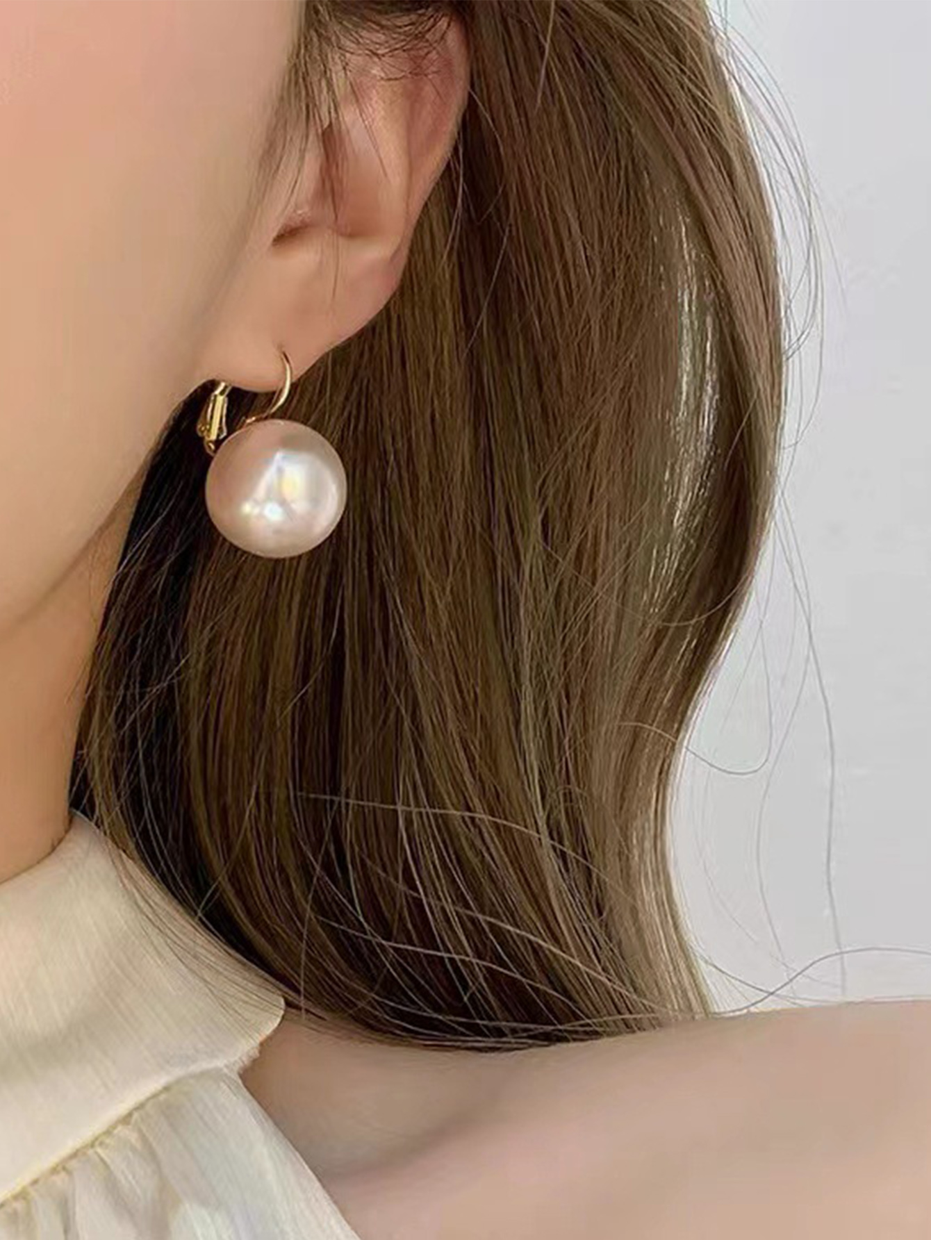 1 Pair Elegant Lady Korean Style Geometric Plating Iron Copper Drop Earrings display picture 4