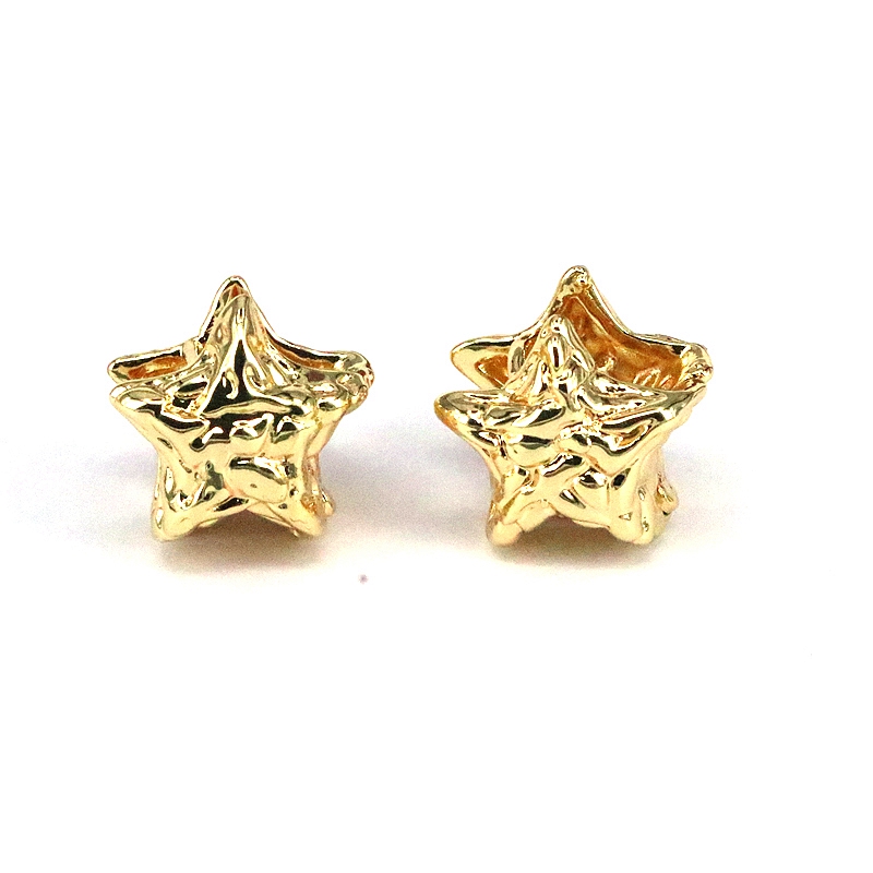 1 Pair Vintage Style Simple Style Star Heart Shape Plating Copper Gold Plated Ear Cuffs display picture 1