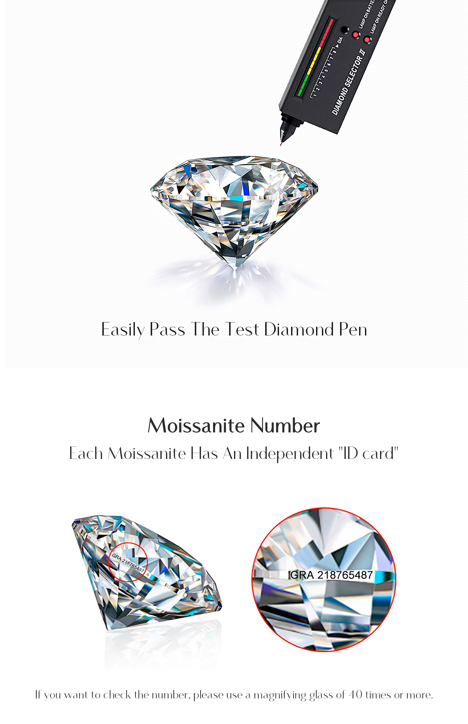 Glam Shiny Flower Sterling Silver Plating Inlay Moissanite Rhodium Plated Rings display picture 3