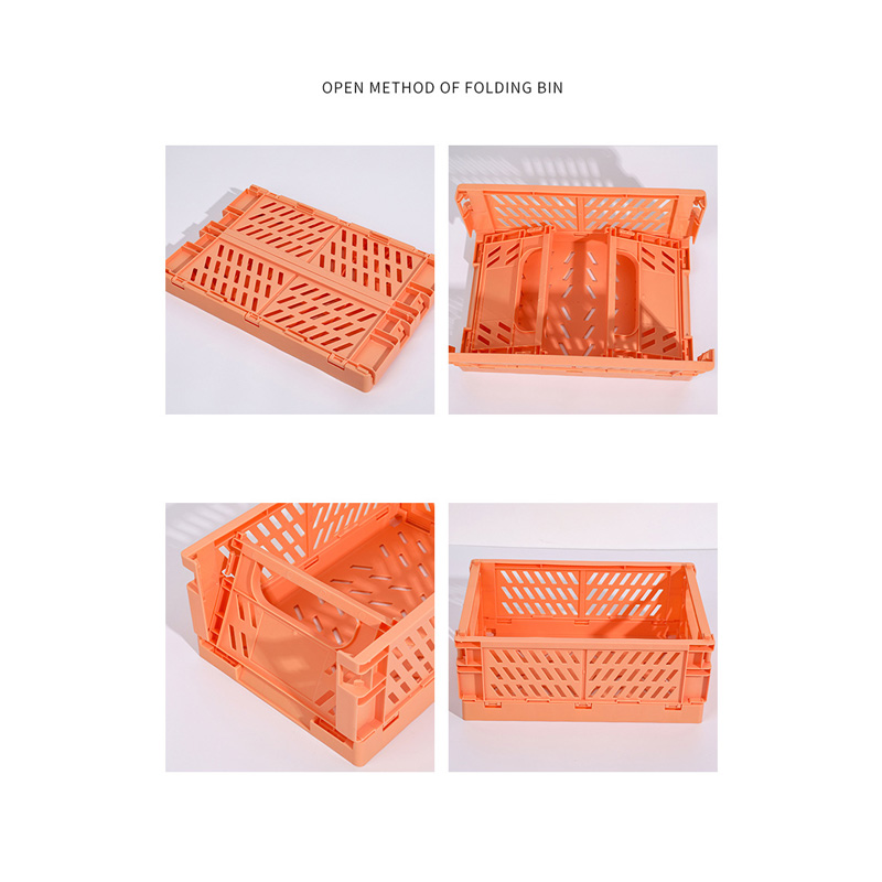 Casual Solid Color Plastic Storage Basket display picture 4