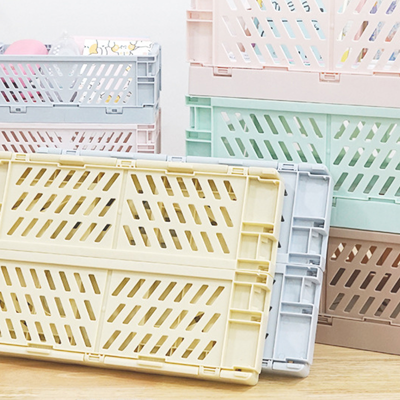 Casual Solid Color Plastic Storage Basket display picture 10