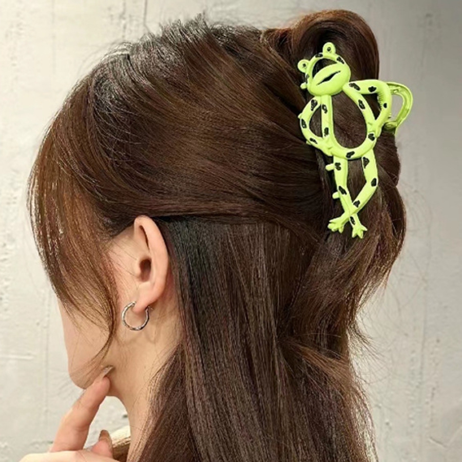 Cute Funny Frog Alloy Hair Claws display picture 2