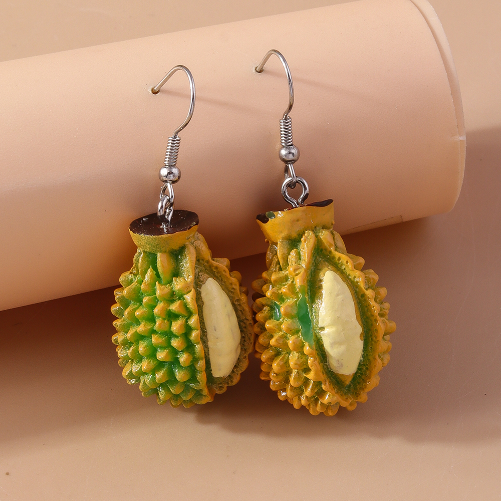 1 Pair Simple Style Commute Plant Alloy Plastic Drop Earrings display picture 8