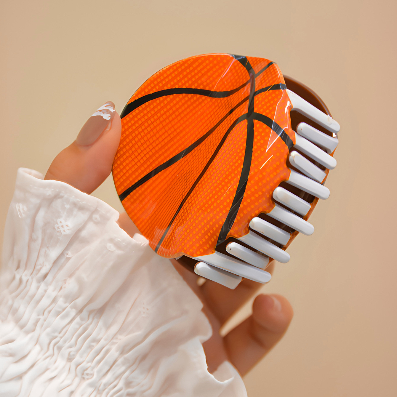 Casual Cute Basketball Acetic Acid Sheets Hair Claws display picture 4